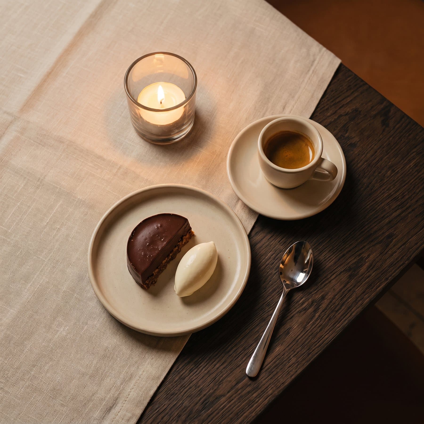 Chocolate cremeux with espresso